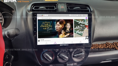 Màn hình DVD Android xe Mitsubishi Mirage 2013 - 2020 | Gotech GT6 New